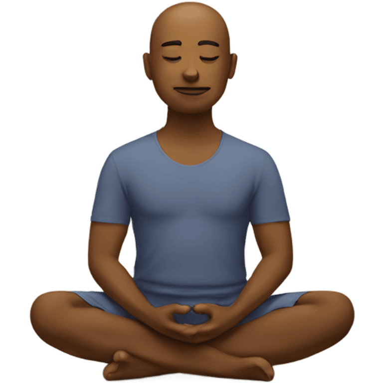 Meditation emoji