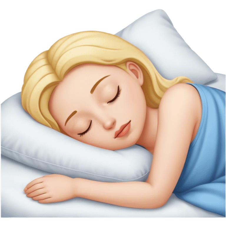 Girl sleeping  emoji