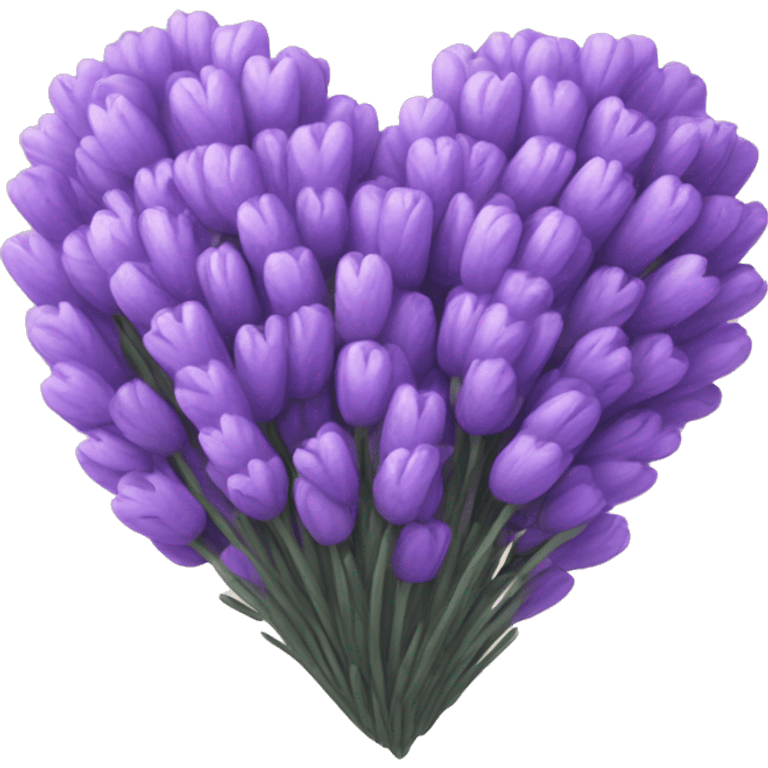 lavender heart emoji