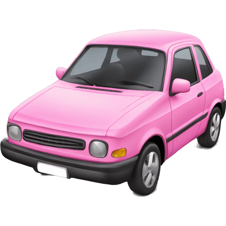 Pink car emoji