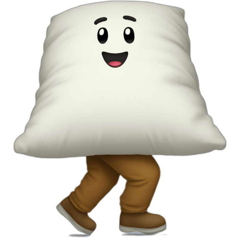 walking pillow  emoji