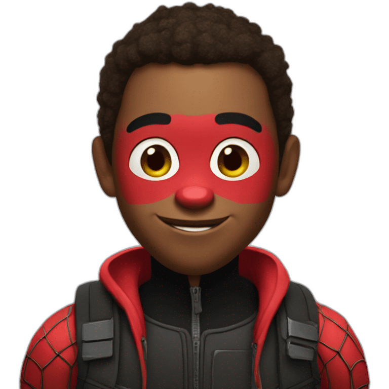 Shrek like miles morales emoji