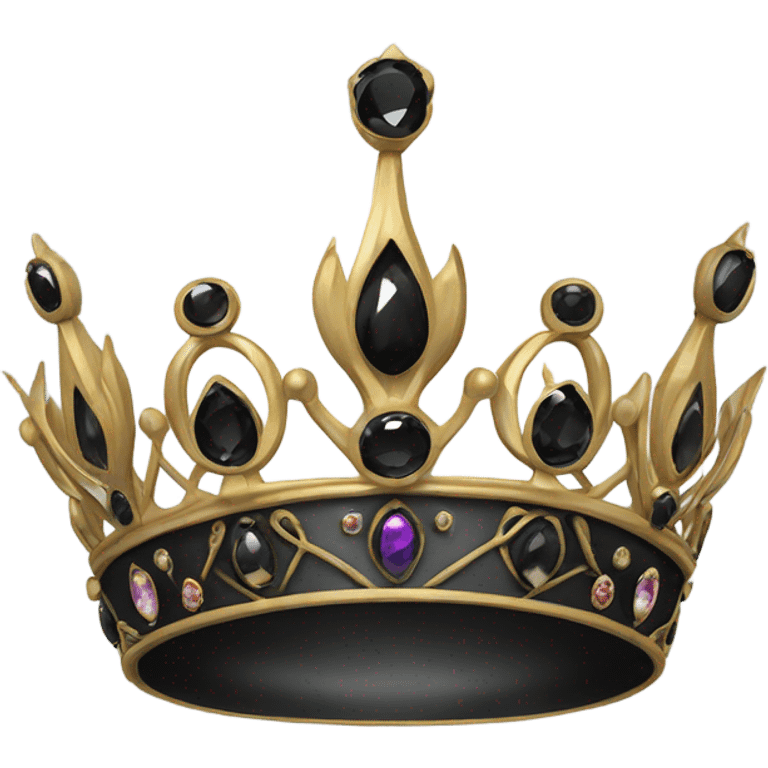 black crown emoji