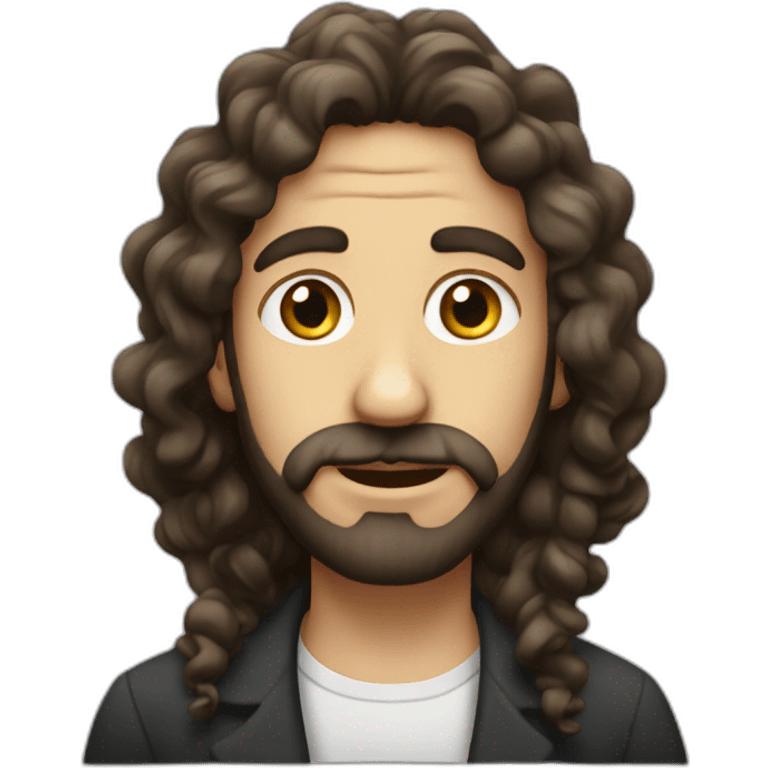 jew with long curls emoji