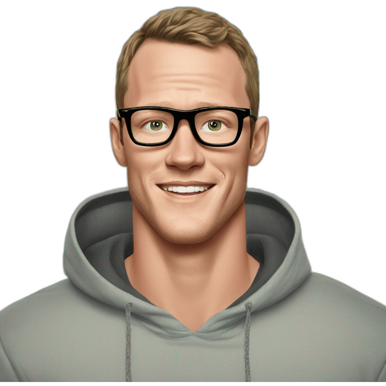 Jonathan Toews wearing glasses as beach bum emoji