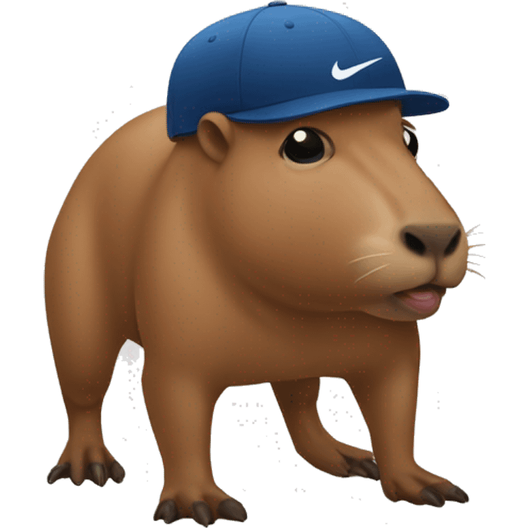 Capibara con gorra Nike  emoji