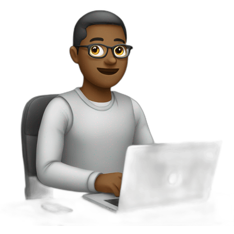 remote worker emoji