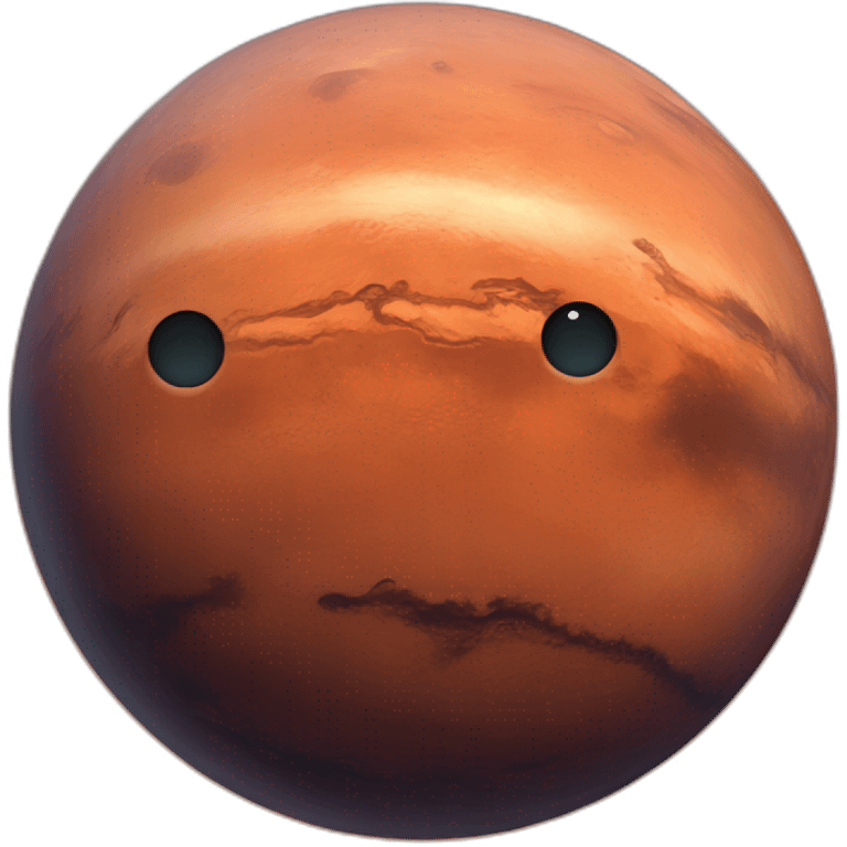 Mars planet emoji