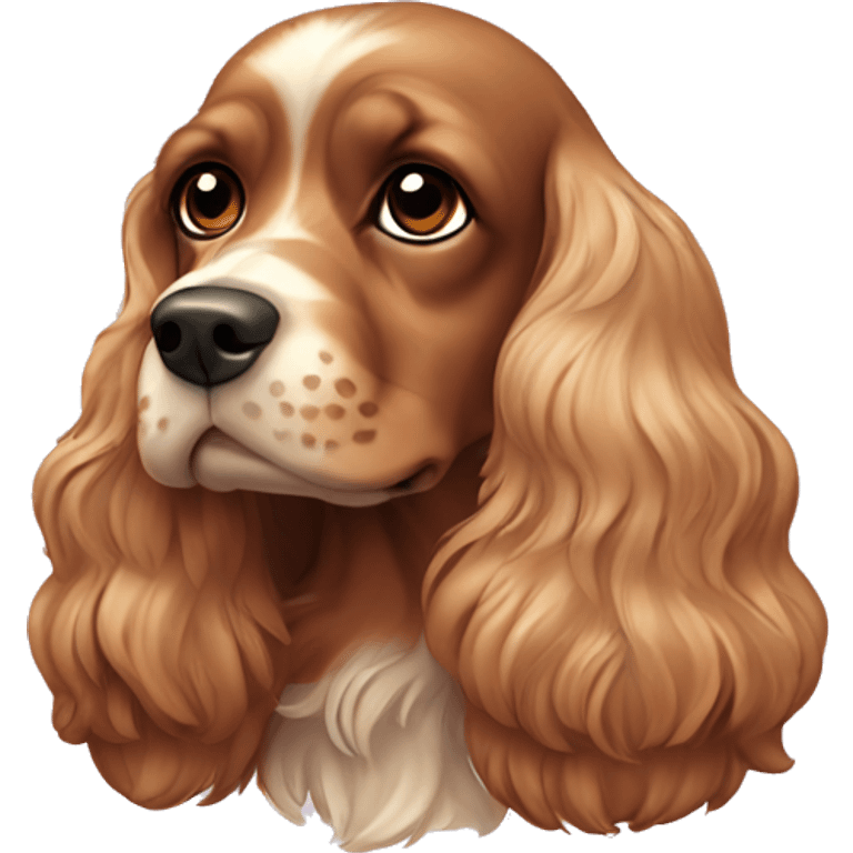 cocker spaniel dog emoji