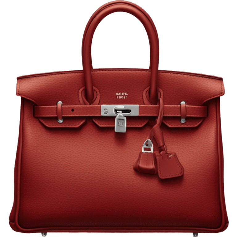 dark red hermes birkin bag emoji