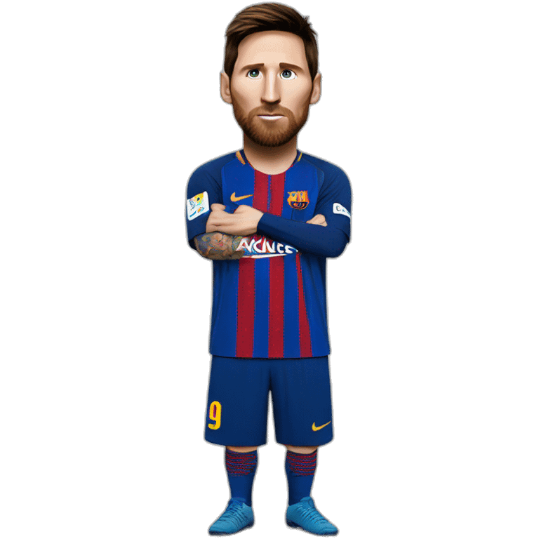 Messi debout emoji