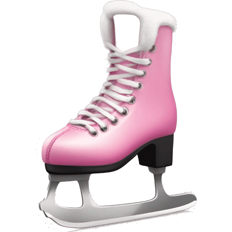 Ice skate coquette pink emoji