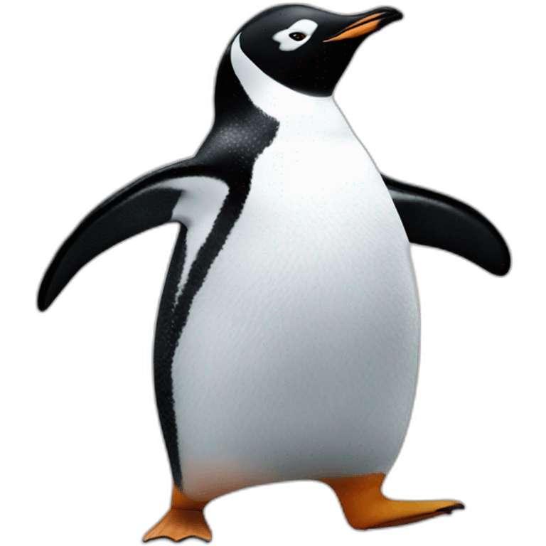 Penguin dancing emoji