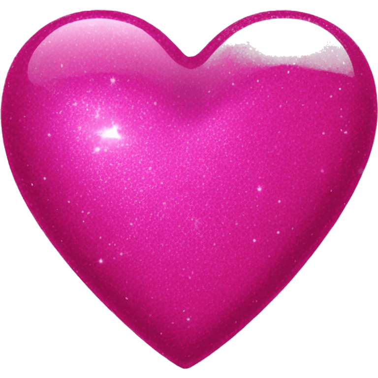 hot pink glittery heart emoji