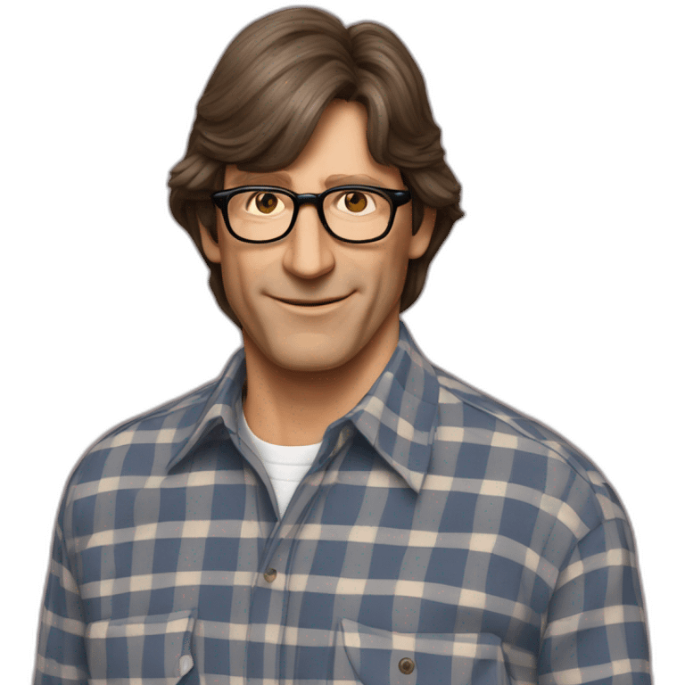 Norm Abram plaid shirt emoji