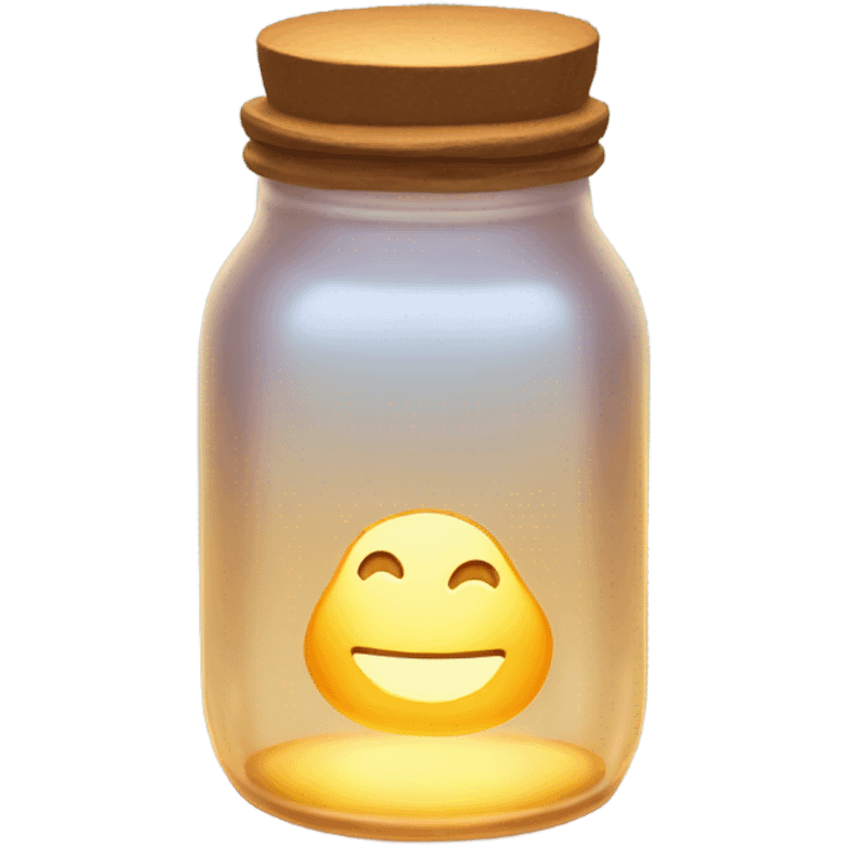 Jar with light inside emoji