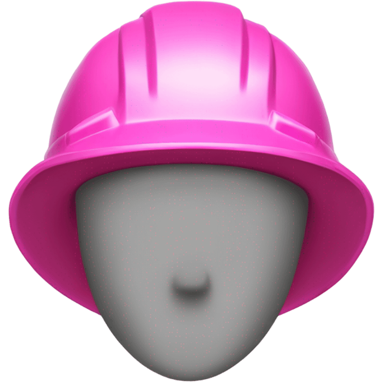 pink hard hat emoji