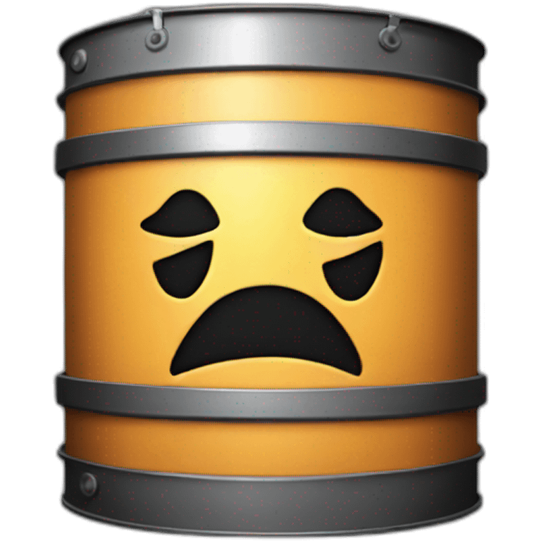 black oil barrel emoji