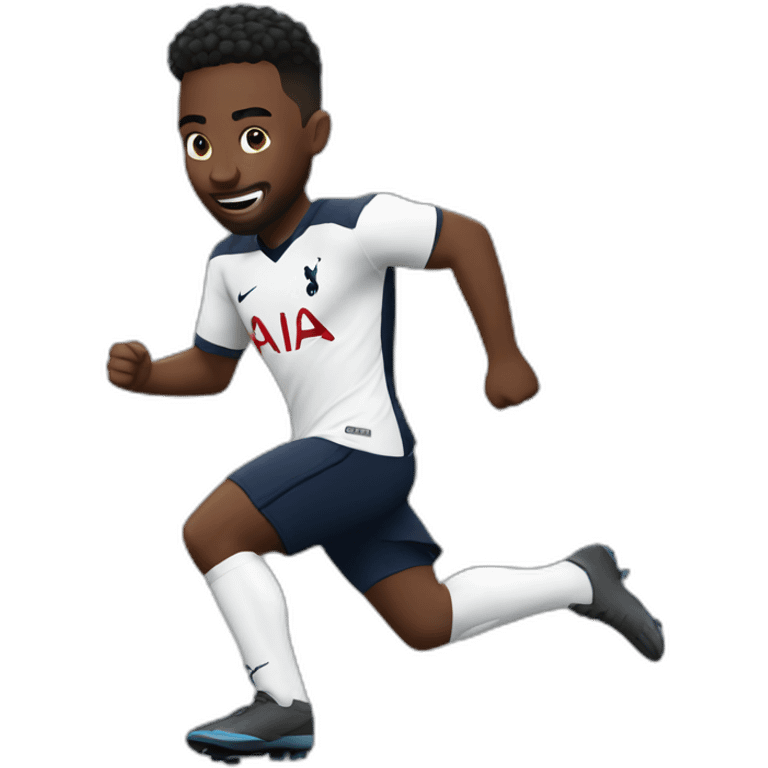 tottenham player running emoji