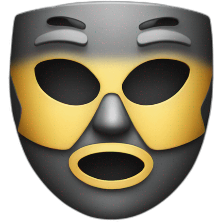 Maske mit Reißverschluss emoji