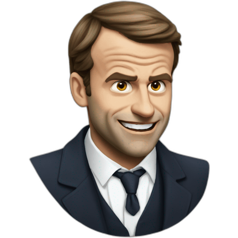 Macron grimace emoji