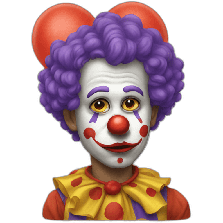 clown-sad emoji