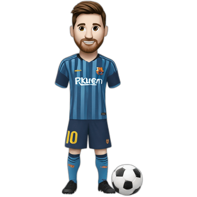 Messi vole un ballon d’or  emoji