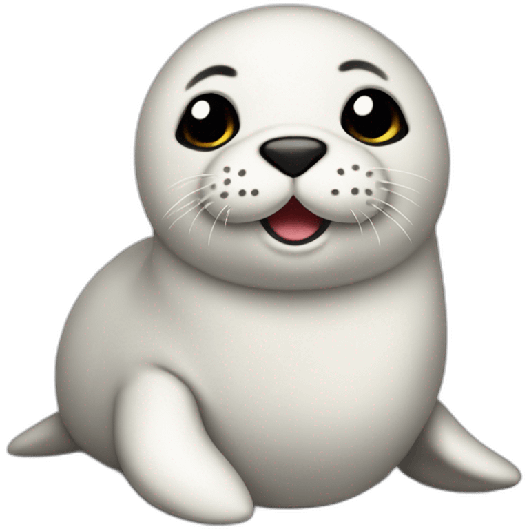 plushie baby seal emoji