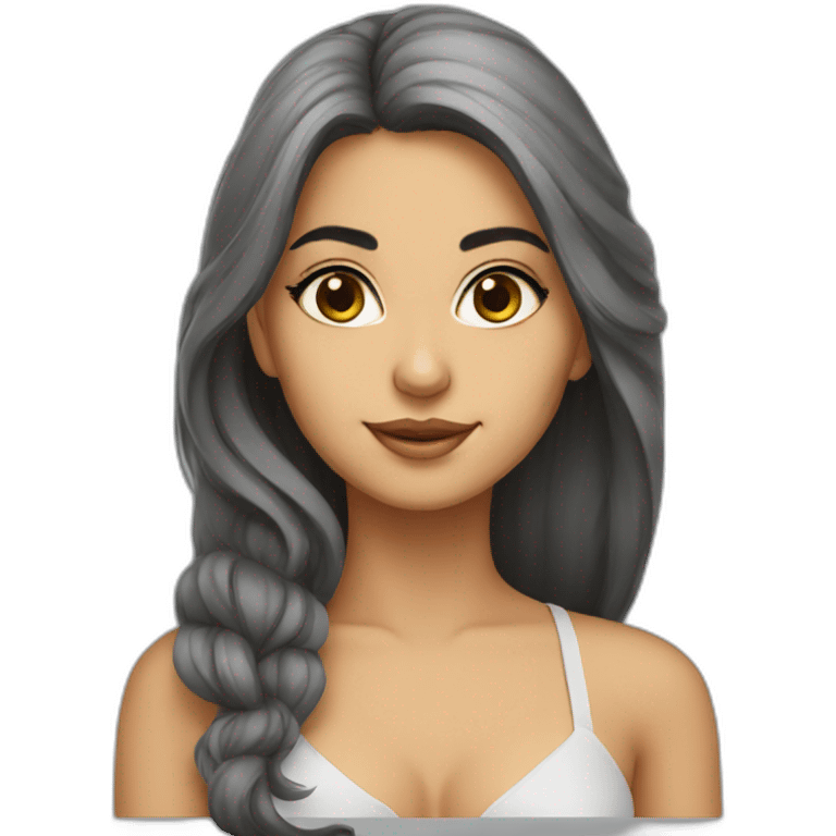 Beautiful persian girl emoji