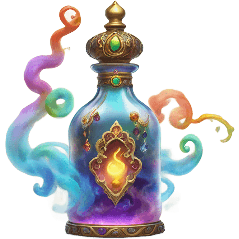 genie in bottle emoji