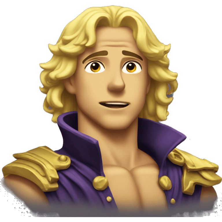 Dio Brando posing emoji