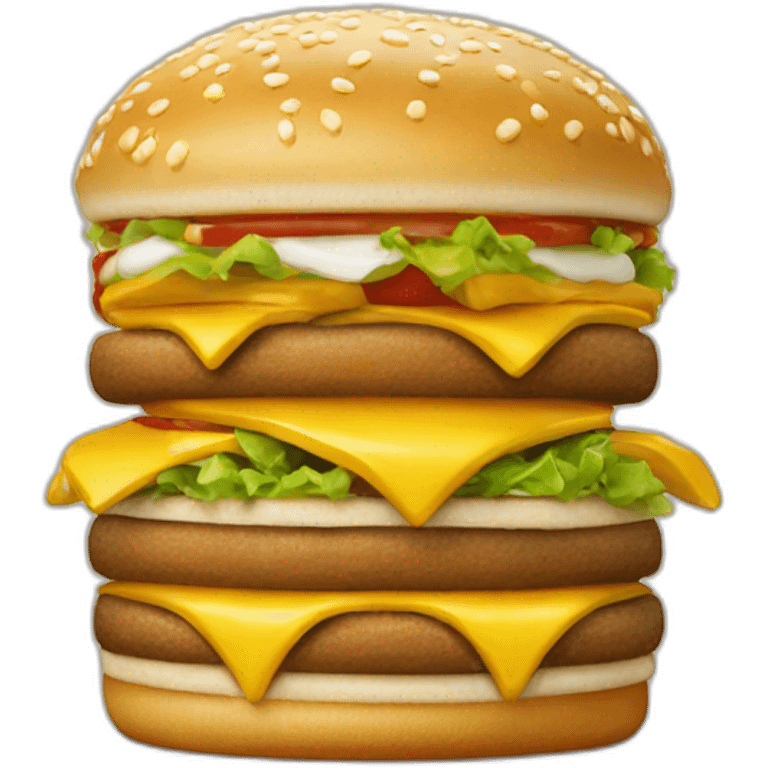 mcdonalds big mac emoji