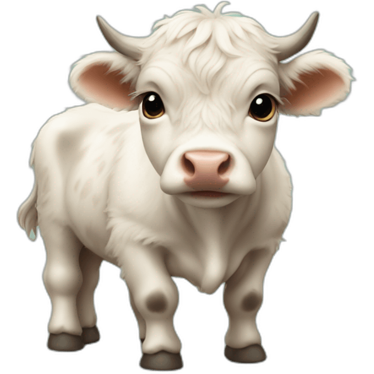 baby scottish cow emoji