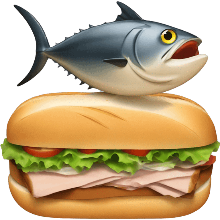 tuna fish sandwich and cola emoji