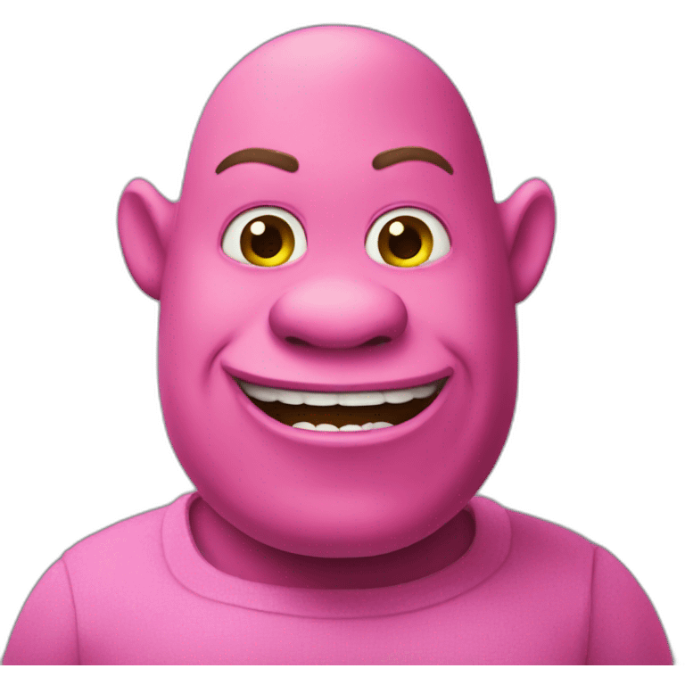 pink shrek emoji