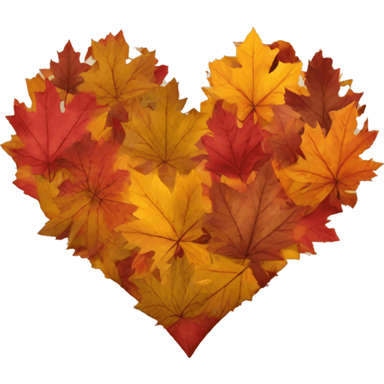 Heart of the autumn colors  emoji