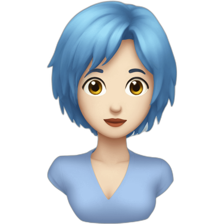 Mima perfect blue emoji