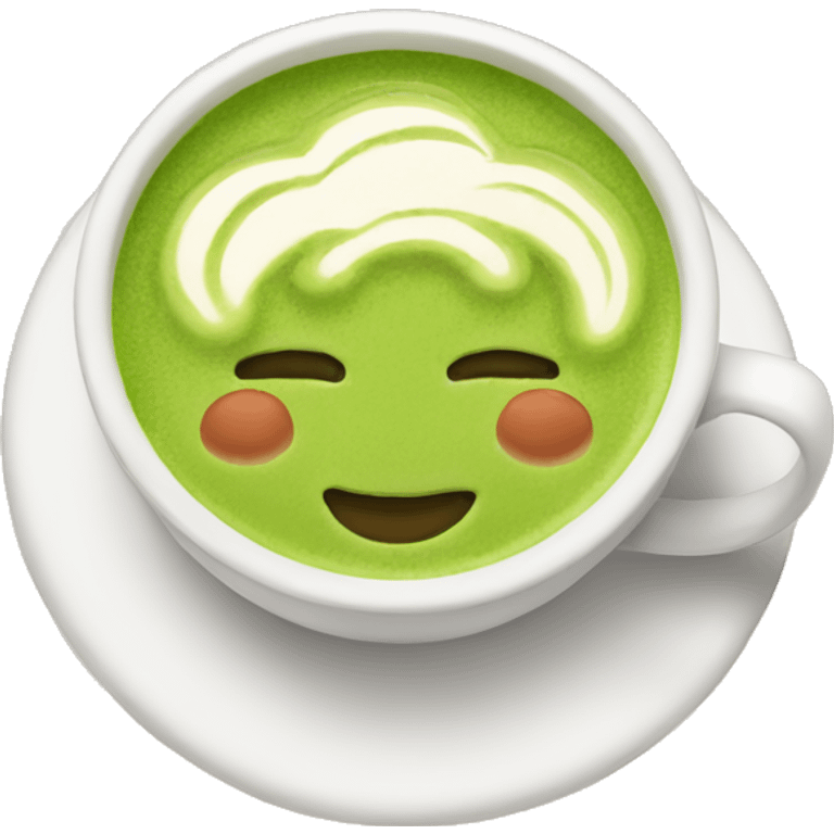 Matcha latte  emoji