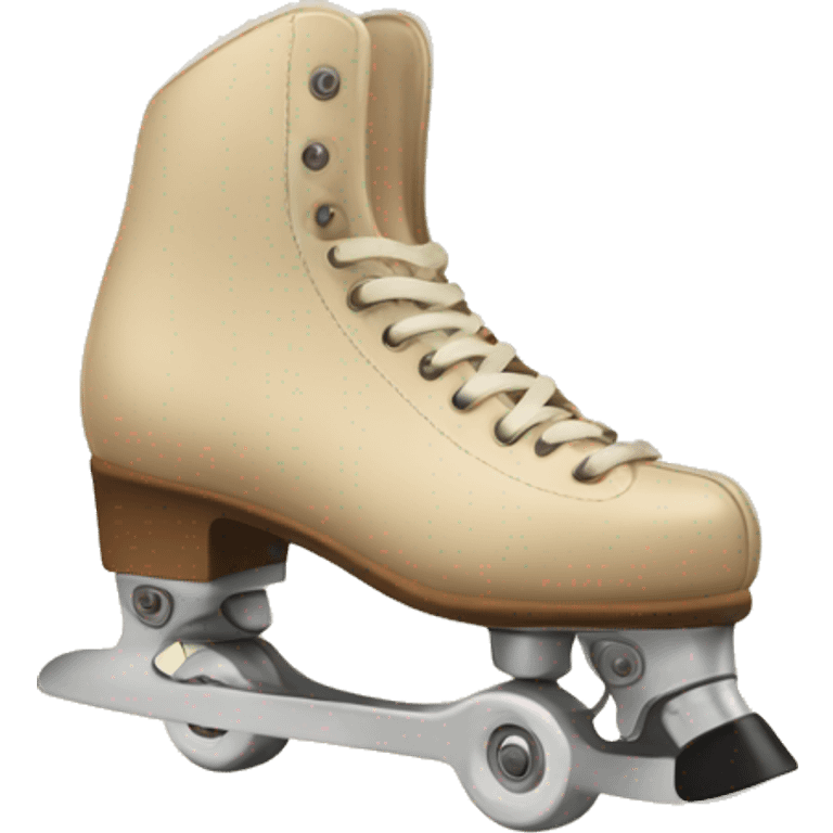 beige vintage skates emoji