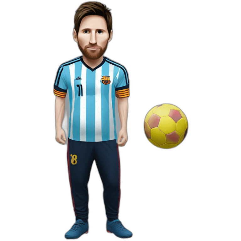 Pregnant Lionel Messi emoji