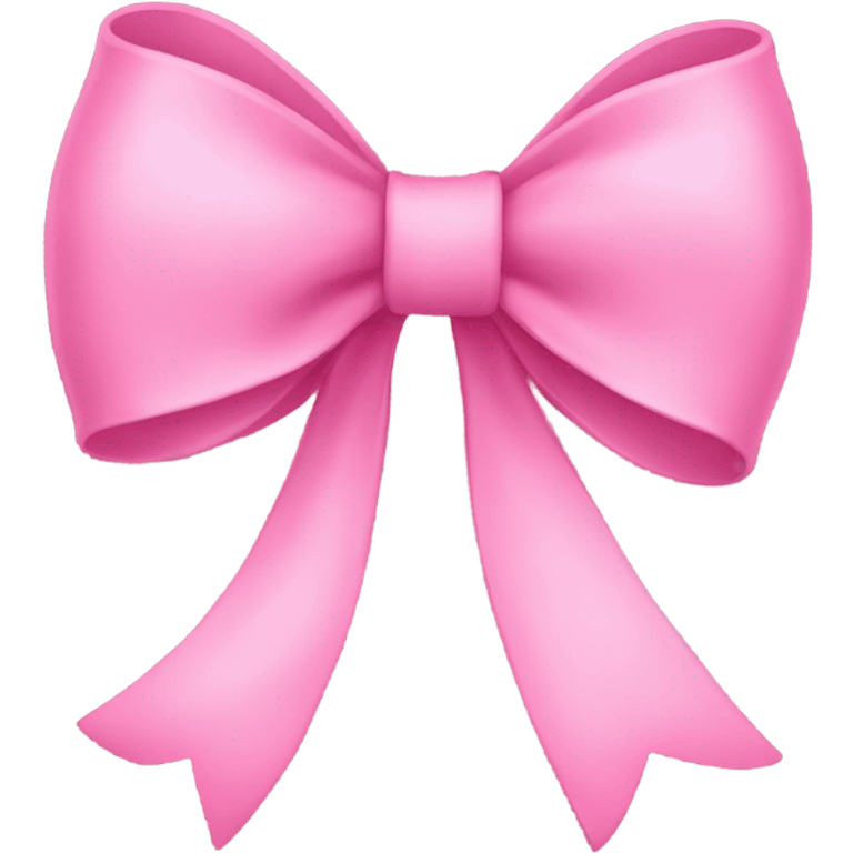 A simple pink bow emoji