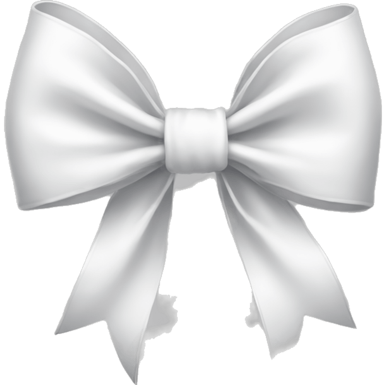 white bow emoji