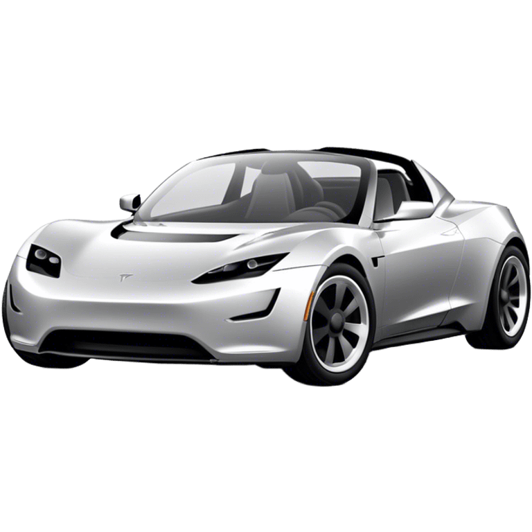 Tesla Roadster - Tesla (Model Year: 2020) (Iconic colour: Silver) emoji