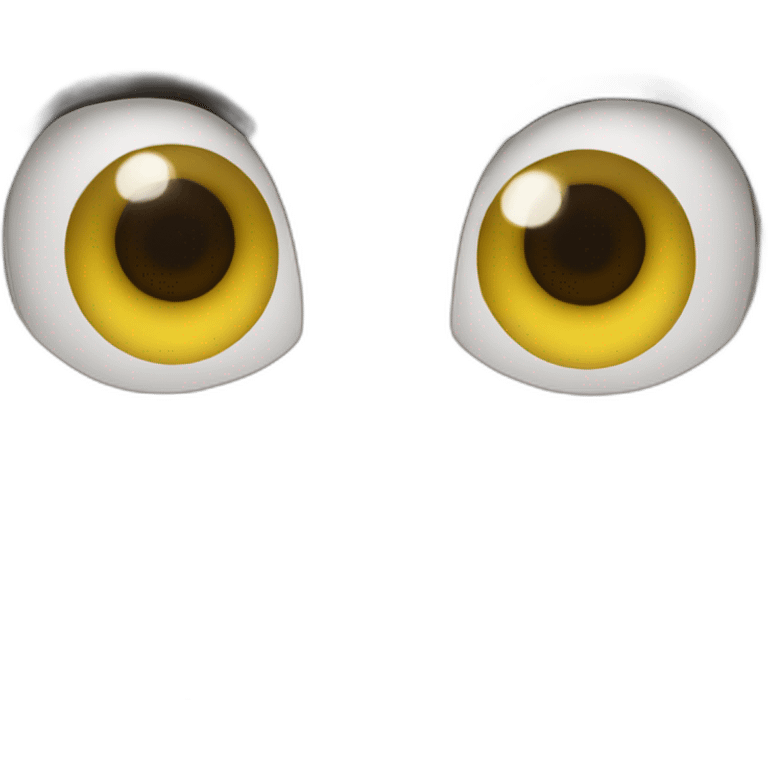 yeux en coet emoji