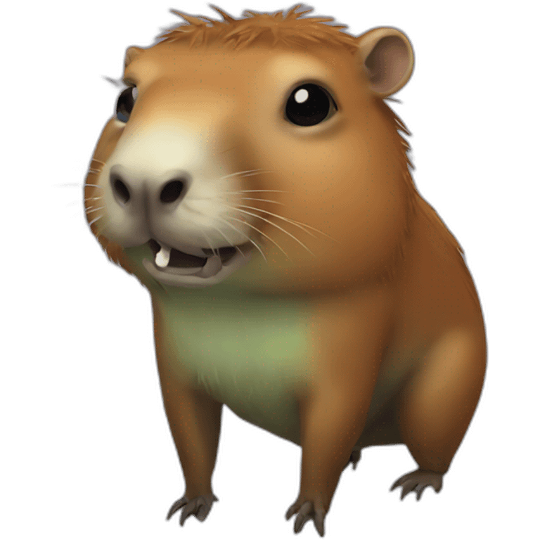 capybara zombie emoji