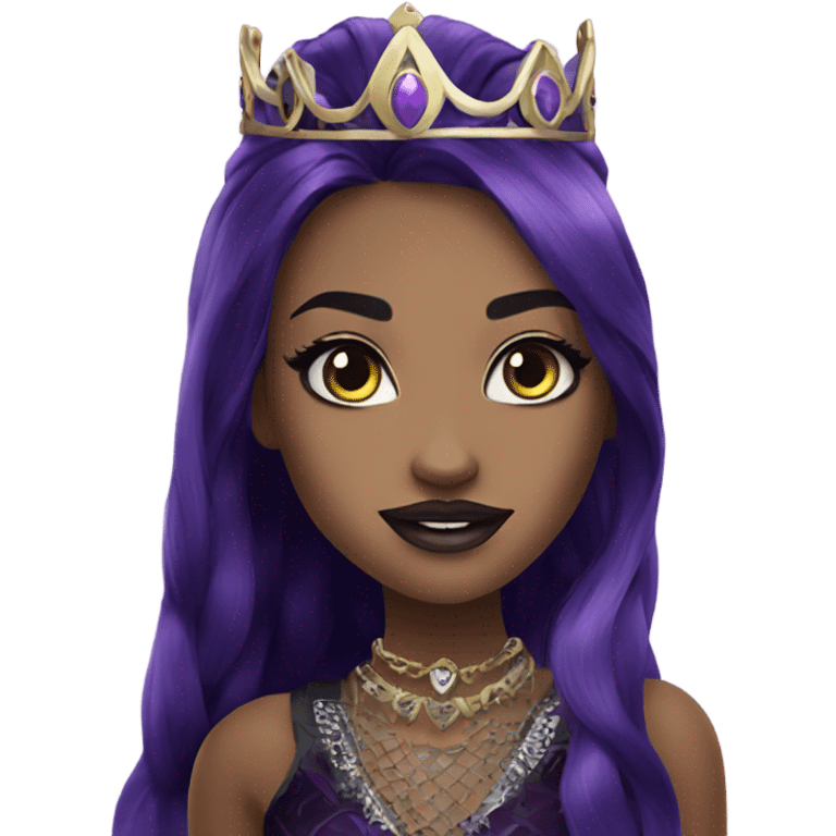 Raven queen from ever after high emoji