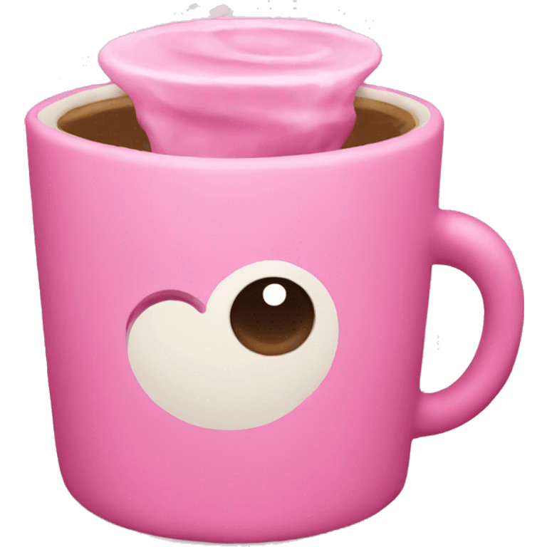 pink coffee cub  emoji