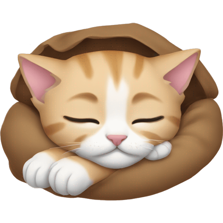 sleeping kitten emoji