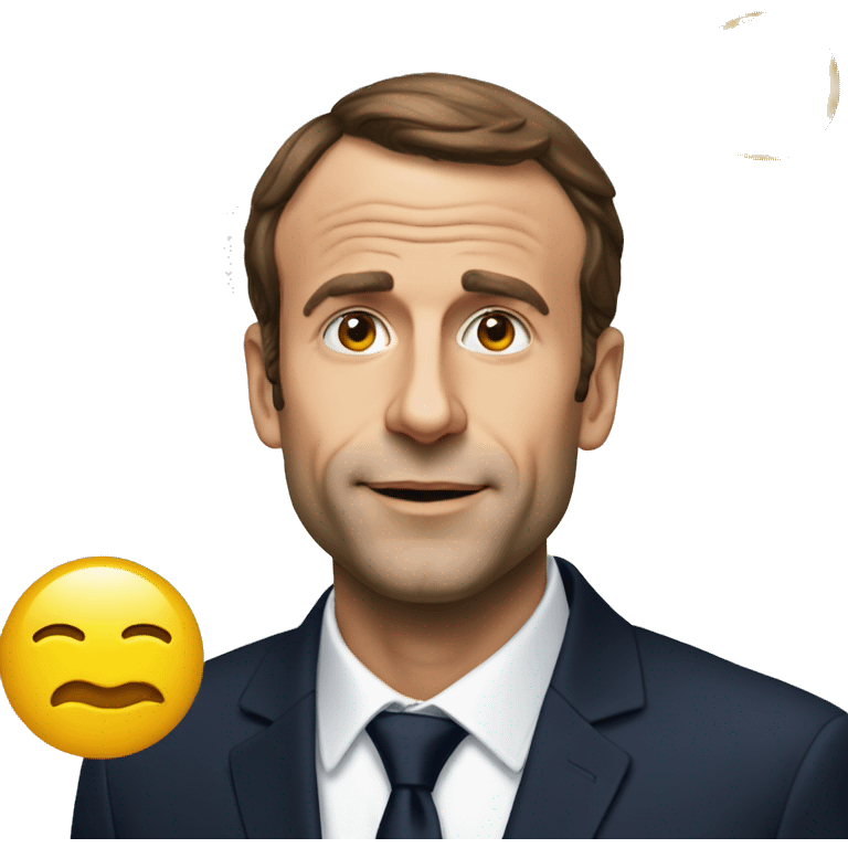 Macron qui dit ok emoji