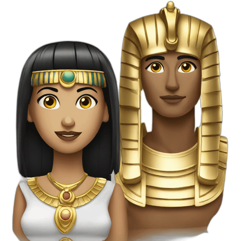 Cleopatra with pc emoji